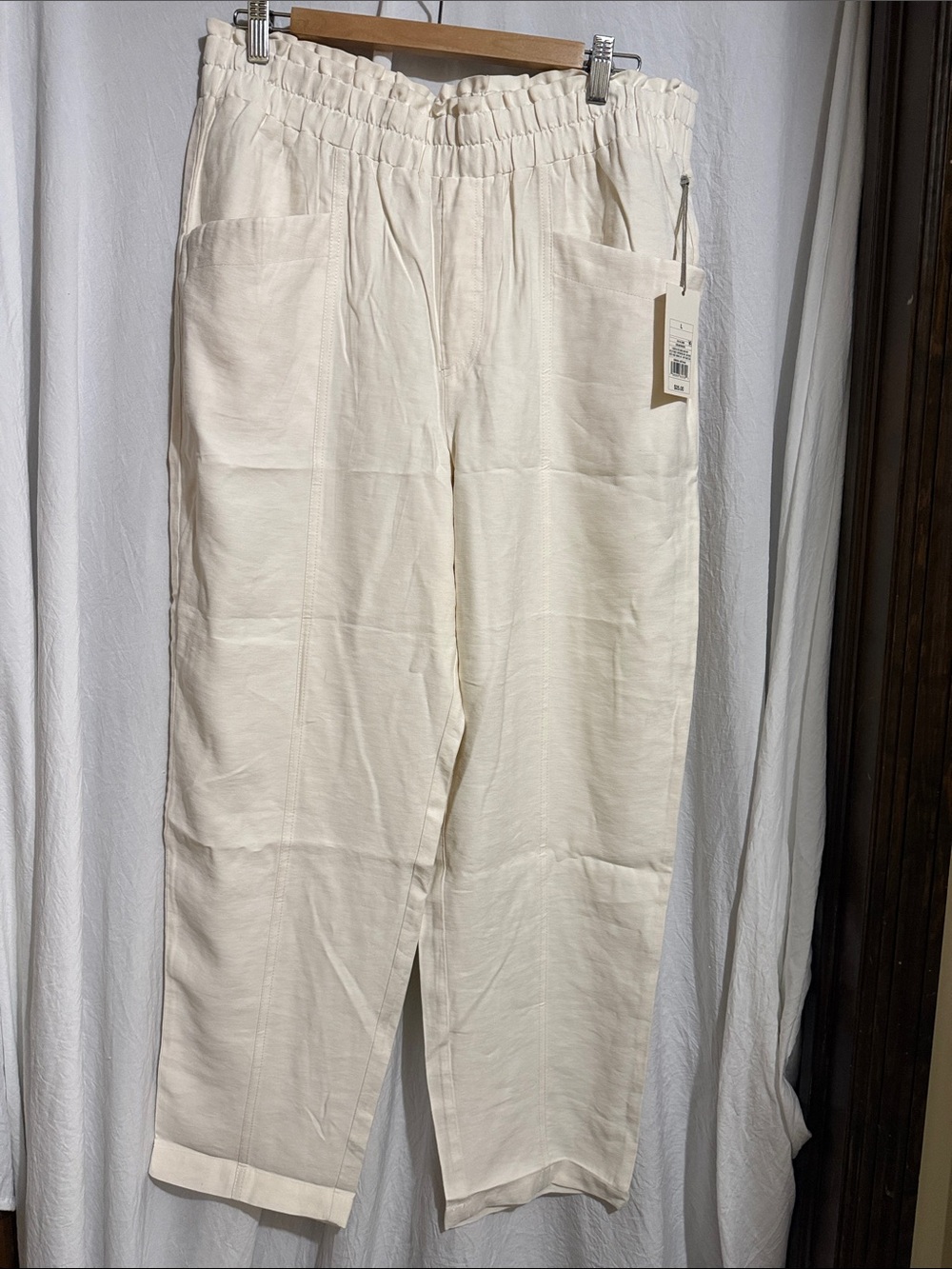 A New Day  Cream Relaxed rayon Chinos